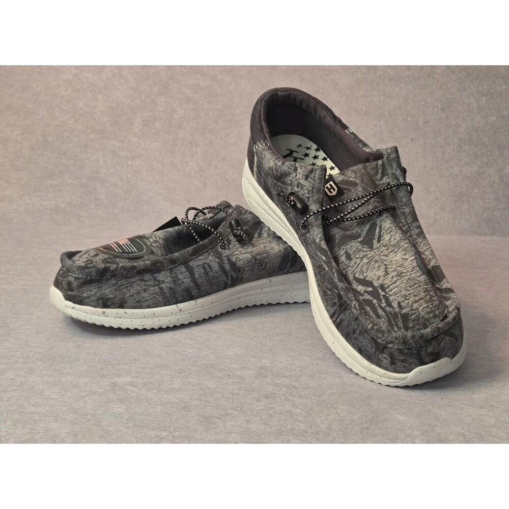 Howitzer Men's  Roam PRYM1 Grey Camo SZ 12  Slip-On Footwear NWT